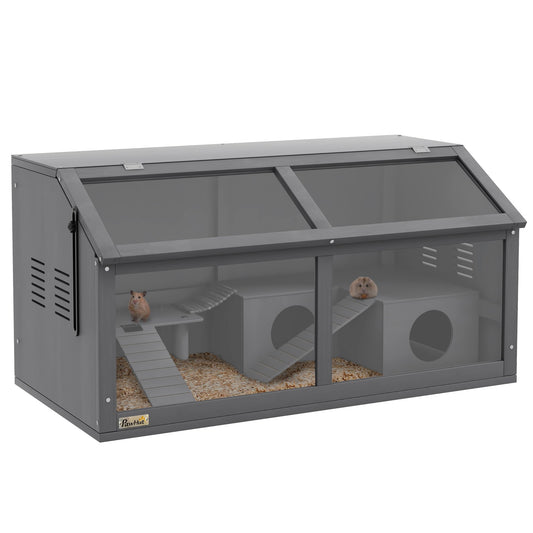 Luxury Wooden Hamster Habitat